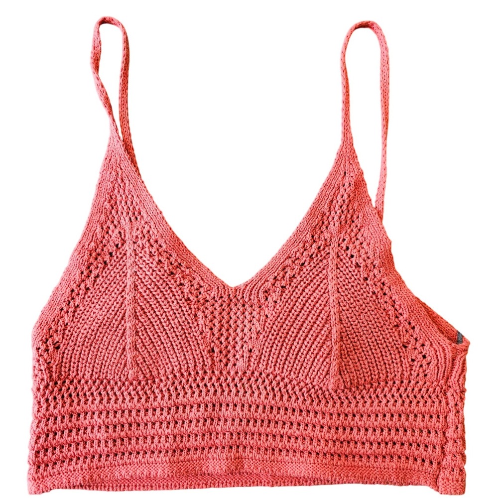 Double Zero Crochet Knit‎ Festival Crop Top Strappy Fairycore Boho
Medium NWT